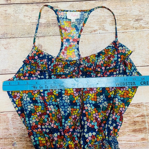 Parker‎ Floral silk dress size S - Picture 8 of 9